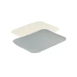 Couvercle pour barquette aluminium 435 ml 14 x 11,4 cm - Opercule pour barquette aluminium - Lot de 100 - Moules jetables, Caissettes papier