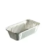 Barquette aluminium 685 ml 20,1 x 10,9 x 4,9 cm - Plat aluminium - Moule aluminium - Lot de 100 - Moules jetables, Caissettes papier