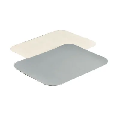 Couvercle pour barquette aluminium 685 ml 10,3 x 19,5 cm - Opercule pour barquette aluminium - Lot de 100 - Moules jetables, Caissettes papier