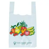 Sac bretelle plastique Fruits et légumes réutilisable PEBD 26 x 12 x 45 cm - Sac fruits et légumes - Lot de 500