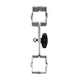 Connecteur pour tente pliante section hexagonale ø 50 mm aluminium - Lot de 4