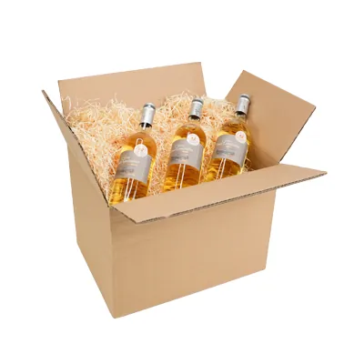Caisse carton - Caisse américaine carton hauteur variable - carton double cannelure 40 x 30 x 20/30 cm – Lot de 10 - Caisses américaines cartons-5