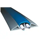 Protecteur de câbles à clip 3m avec 2 passages 12 x 12 mm - Protège câbles - Passe cable sol - Bleu - Prises, Rallonges et Organisateurs de câbles