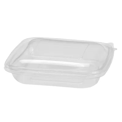 Couvercle plastique pour bol salade carré 19 x 19 x 1,7 cm - Lot de 50 - Boîtes salade, Bols salade-3