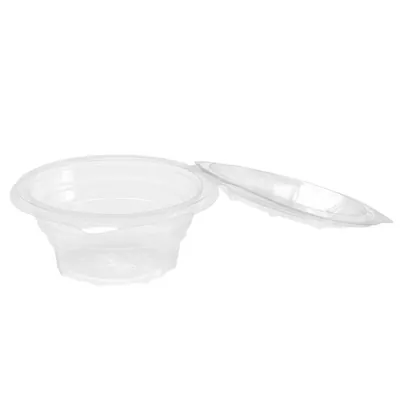 Bol salade avec couvercle 370 ml plastique transparent ø 13,5 x 6,5 cm - Bol plastique avec couvercle - Lot de 60 - Boîtes salade, Bols salade-2