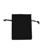Sachet velours noir 7,5 x 10 cm – Pochette velours avec cordon de serrage - Pochette à bijoux - Lot de 10 - Sachets velours, Pochettes simili cuir