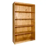 Étagère en bois massif 4 niveaux 100 x 39 x 200 cm brun - Mobilier retail - Étagères magasins, Présentoirs bois