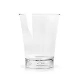 Verrine ronde plastique 70 ml ø 5 x 6,4 cm - Verrine transparente - Verrine jetable - Lot de 50 - Pots à sauce, Verrines jetables