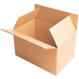 Caisse carton - Caisse américaine carton - carton double cannelure 80 x 60 x 60 cm – Lot de 5