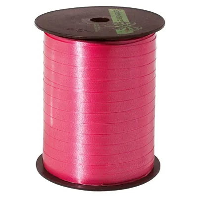 Bolduc rose vif standard 7 mm x 500 m polypropylène - Bolducs unis