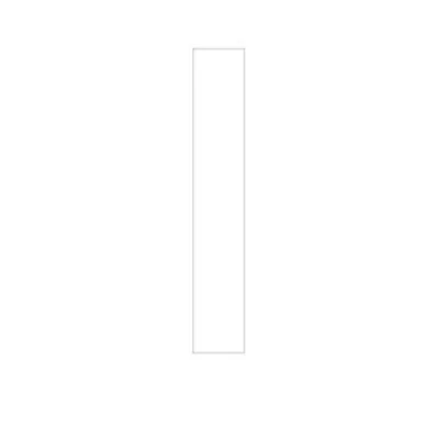 Lettre adhésive I 90 mm PickUp Mono Nobel – Blanc - Lettrage adhésif - Lettres et chiffres adhésifs