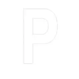 Lettre adhésive P - Lettres et chiffres adhésifs