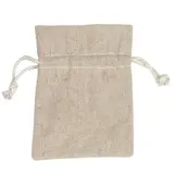 Sacs tissu coton naturel - Sachets coton, Sachets lin