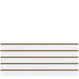 Panneau rainuré Blanc Craie, entraxe 10 cm - Ligne Memphis
