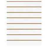 Panneau rainuré Blanc Craie, entraxe 15 cm - Ligne Memphis