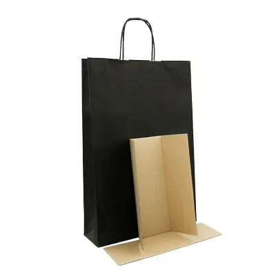 Sacs kraft 3 bouteilles - Sacs pour bouteilles de vin-6