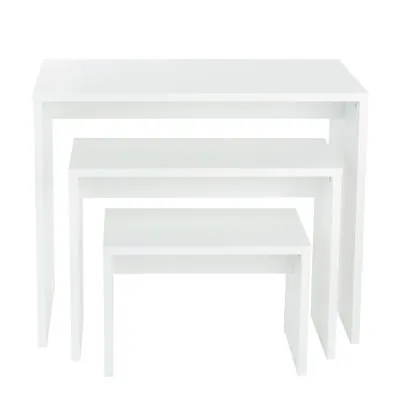 Table de présentation 80 x 40 x 60 cm – Table gigogne blanche - Tables de présentation, Sellettes-3