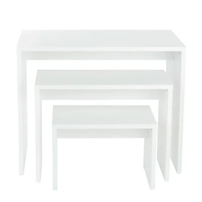 Table de présentation 100 x 60 x 80 cm – Table gigogne blanche - Tables de présentation, Sellettes-3
