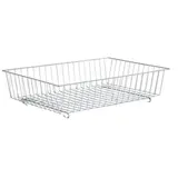 Soldeur corbeille métal chromé 77 x 57 x 17 cm - Panier soldeur