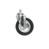 Roulette sans frein à tige filetée - Ligne Store blanc pas de 25 mm