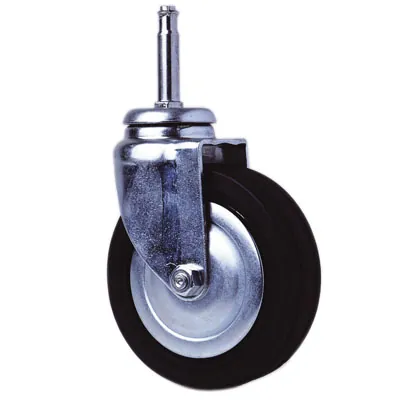 Roulette sans frein à clipser ø 80 mm - Roulettes pour portants