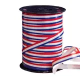 Bolduc tricolore bleu blanc rouge 10 mm x 225 m – Ruban cadeau France - Bolducs imprimés, Bolducs à motifs