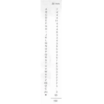 Lettres adhésives - Lettres et chiffres adhésifs-2