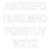 Lettres adhésifs  - Lettres et chiffres adhésifs