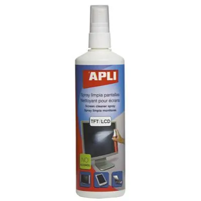 Nettoyant écran Apli - Spray de 250 ml - Luminaires bureau, Ergonomie bureautique 