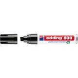 Marqueur indélébile Edding 800 pointe biseautée 4 à 12 mm - Marqueur permanent - Noir - Marqueurs
