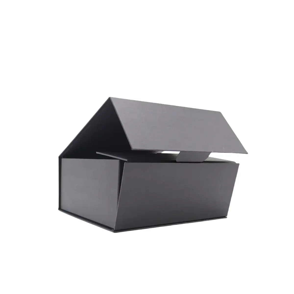 Boîte cadeau carton noire 22 x 22 x 10 cm - Lot de 5 - Boites cadeaux carton pliables-3