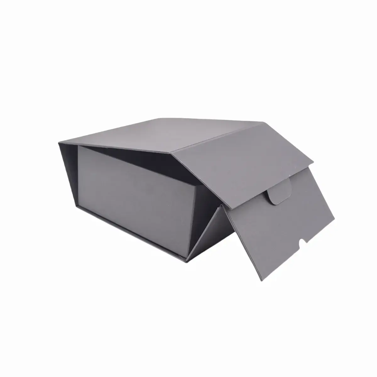Boîte cadeau carton noire 22 x 22 x 10 cm - Lot de 5 - Boites cadeaux carton pliables-6