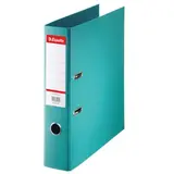 Classeur à levier A4 320 x 290 mm carton 22/10e Dos 7,5 cm Esselte - Bleu Turquoise - Classeurs à levier, Classeurs A4