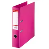 Classeur à levier A4 320 x 290 mm carton 22/10e Dos 7,5 cm Esselte - Rose Fuchsia - Classeurs à levier, Classeurs A4