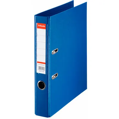 Classeur à levier A4 320 x 290 mm carton 22/10e Dos 5 cm Esselte - Bleu Marine - Classeurs à levier, Classeurs A4