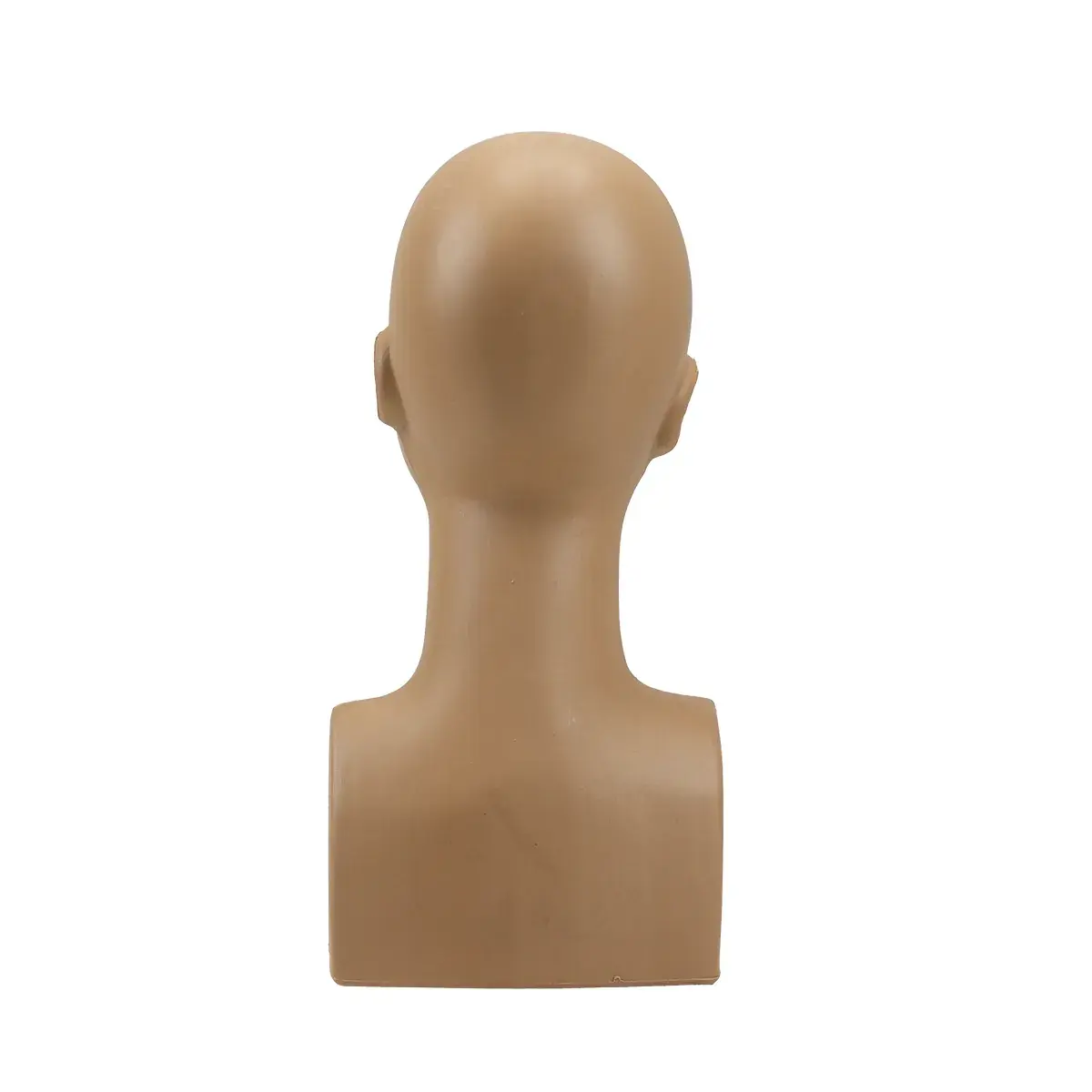 Tête mannequin femme plastique H 38 cm - Tête pour perruque, chapeau - Chair - Têtes mannequin, têtes à perruque-4