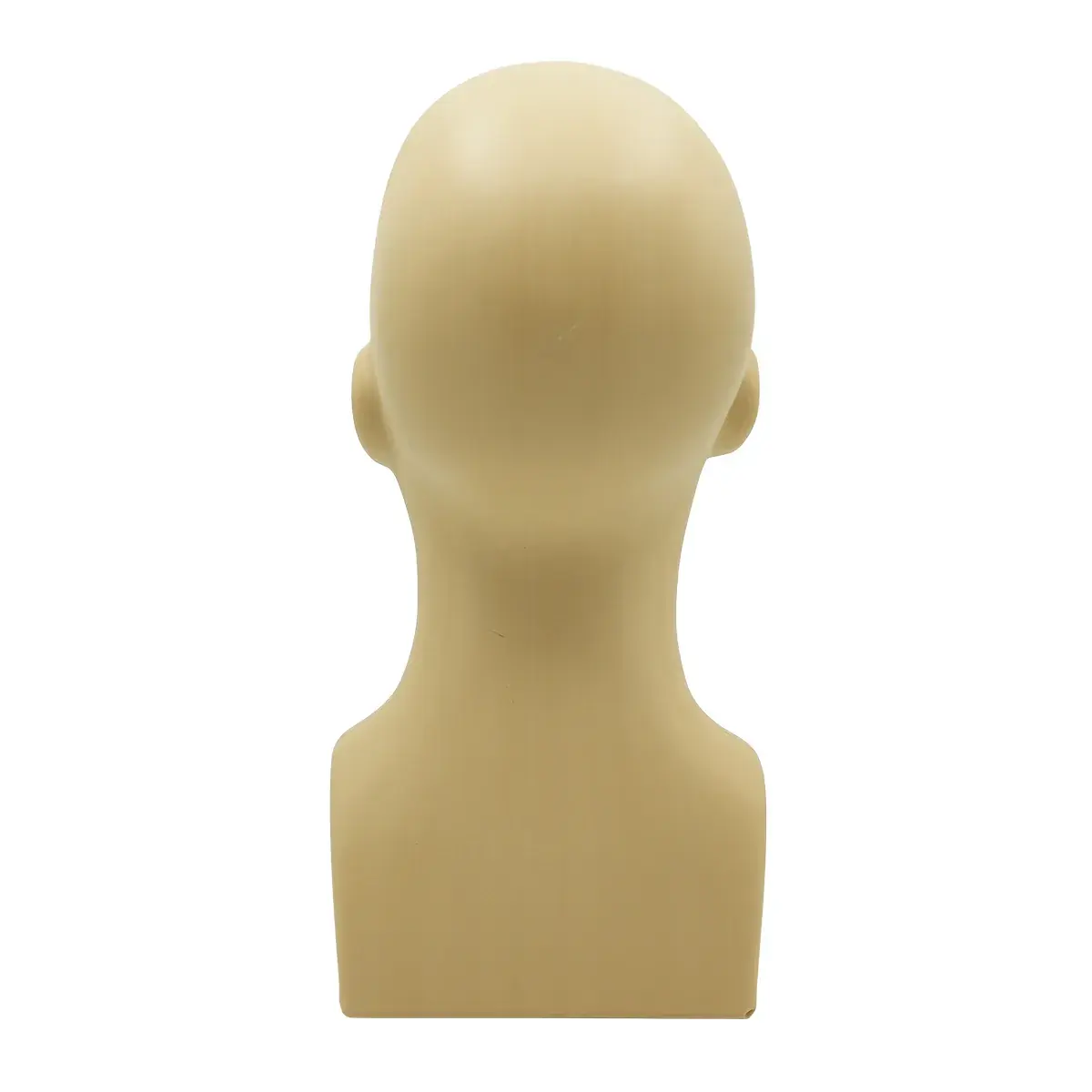 Tête mannequin homme plastique H 40 cm - Tête pour perruque, chapeau - Chair - Têtes mannequin, têtes à perruque-4