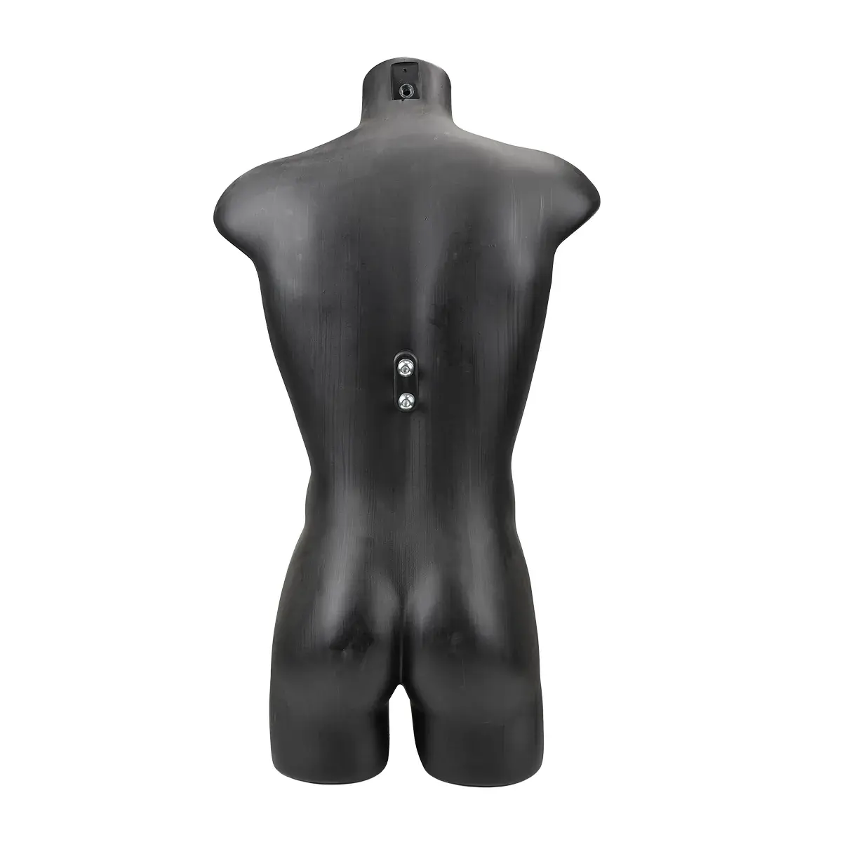 Buste homme plastique H 87 cm - Torse homme plastique - Noir - Bustes mannequins hommes-3