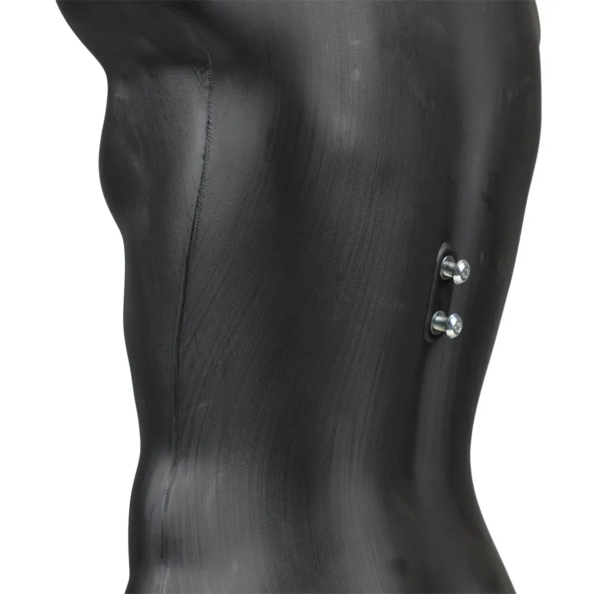 Buste homme plastique H 87 cm - Torse homme plastique - Noir - Bustes mannequins hommes-5