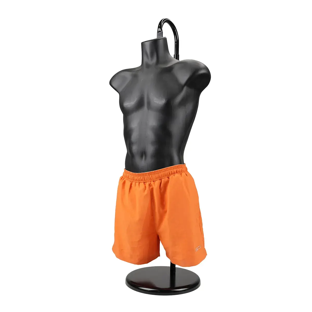 Buste homme plastique H 87 cm - Torse homme plastique - Noir - Bustes mannequins hommes-11