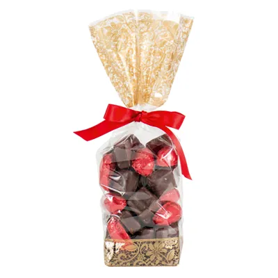 Sachet polypro fond PP Dentelle Or 10 x 20 cm 35µ - Sachet confiserie - Sachet bonbons - Lot de 100 - Sachets bonbon, Sachets confiserie-2