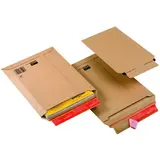 Pochette d’envoi colis rigide carton brun 340x500 mm auto-adhésive FSC – Paquet de 20 - Pochettes d'envoi colis
