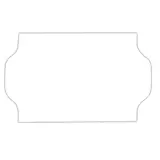 Étiquette blanche 32 x 19 mm adhésive pour étiqueteuse - 8 rouleaux de 1000 - Étiquettes pour étiqueteuses