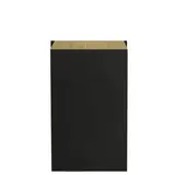 Pochette cadeau kraft vergé noir 18 x 6 x 33,5 cm - Sachet kraft - Lot de 250