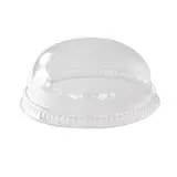 Couvercle dôme pour pot en plastique transparent ø 9,5 x H 4 cm - Sans trou - Lot de 50