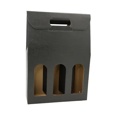 Boîtages 3 bouteilles - Coffrets pour bouteilles de vin, Boîtes pour bouteilles de vin-2