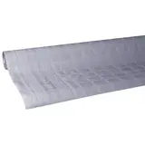 Nappe damassée déperlante - Nappe jetable - Nappe papier - Gris béton - Rouleau de 1,18 x 25 m