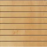 Panneau rainuré entraxe 15 cm 120 x 120 cm ép. 18 mm MDF - Hêtre – Lot de 2
