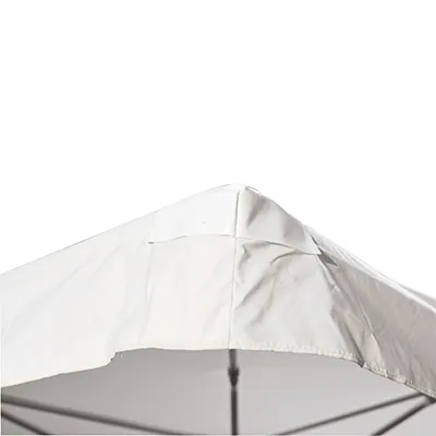 Parasol professionnel de marché - Parasol forain - Blanc - 300 x 250 cm - Parasols de marché, Parasols forains-3