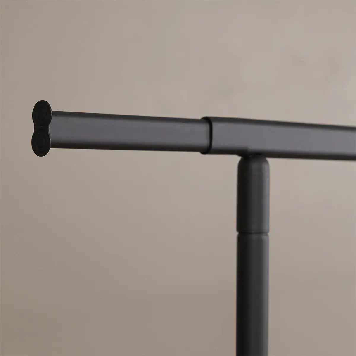 Portant vêtement professionnel droit 150 x H 160 cm - Noir mat - Portants à vêtements droits-3
